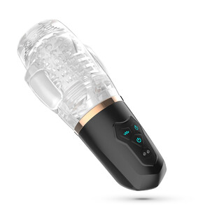 WIBRUJĄCY MASTURBATOR Z SSANIEM STYMULATOR SEKSU ORALNEGO BLOWJOB SUCKER 809935