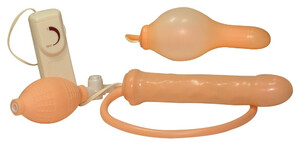 Pompowany penis z wibracjami LOVE BALLOON DILDO 551361