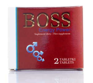 Boss Energy Power CZERWONY 2 tabl. NOWOŚĆ 802523