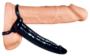 Dildo do seksu analnego SLIM DONG BLACK BESTSELLER 700323