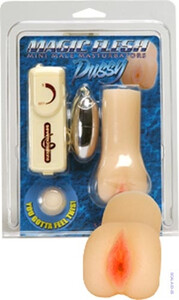 Wibrująca miękka pochwa z cyberskóry MINI Masturbator Magic Flesh 7475