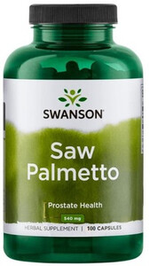 PALMA SABAŁOWA SWANSON SAW PALMETTO ZDROWA PROSTATA 100 kaps. 019093