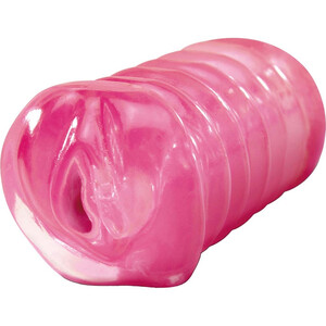 Żelowa wagina z prążkami Masturbator Pipedream Juicy Cyber Snatch RD220