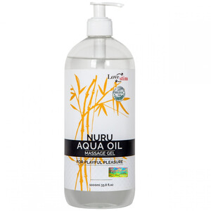 NURU AQUA OIL 1000ml IDEALNY DO MASAŻU W DOMU 070110