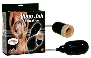 Masturbator stymulator żołędzia z pompką Efekt lizania penisa BlowJob Sensation 518620