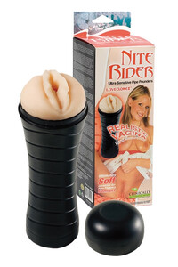Masturbator miękka pochwa w tubie Nite Rider Wagina Cyberskóra 150154