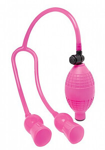 Podwójna pompka do stymulacji sutków Pipedream Fetish Pink Nipple Suckers PD3874