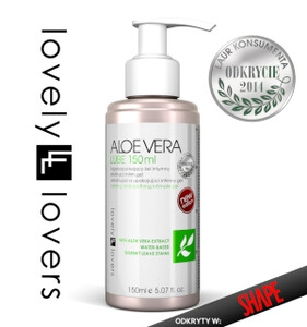 Aloe Vera Lube Wodny żel nawilżający z aloesem Lovely Lovers 150 ml 650036