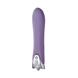 Silikonowy wibrator Zmysłowe rowki 5 funkcji Vibe Therapy Elation Purple 000655