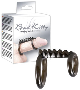 Żelowa nakładka na penisa z grzebieniem Bad Kitty Cockring 505560