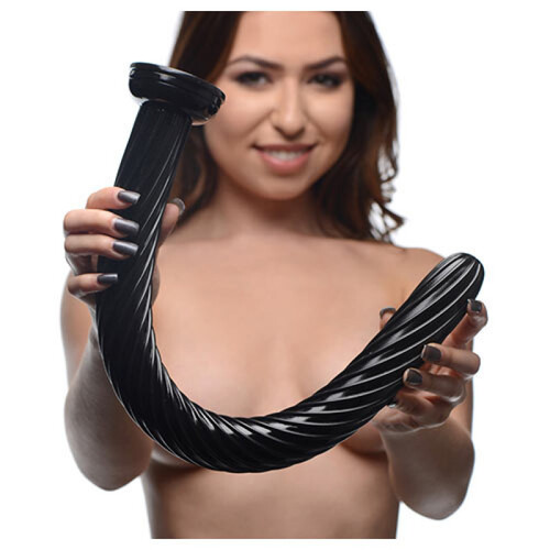 Mega Długi Penis Analny Spiral Hose Dildo AF505