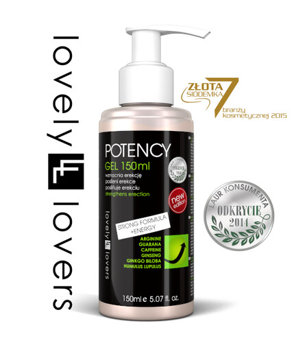 Potency Gel Lovely Lovers Żel na potencję z argininą i żeń-szeniem 150 ml 650142