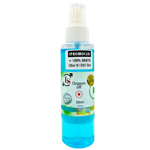 ORGASM OFF SPRAY 100 ml DELIKATNIE ZNIECZULA PENISA HAMUJE WYTRYSK 070349