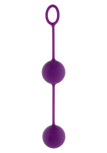 Klasyczne silikonowe kulki miłości gejszy ROCK and ROLL BALLS Purple 9084