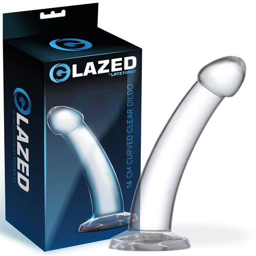 DILDO ANALNE PEGGING ŻELOWE 14 CM GLAZED 799741