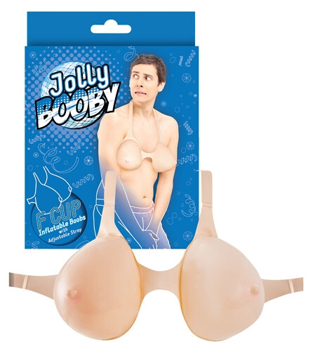 Dmuchane sztuczne piersi na rzep Jolly Booby 775525