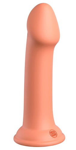 NATURALNY GŁADKI PENIS DO CIPKI I PUPKI DILDO Big Hero 6" Orange PD5385-43