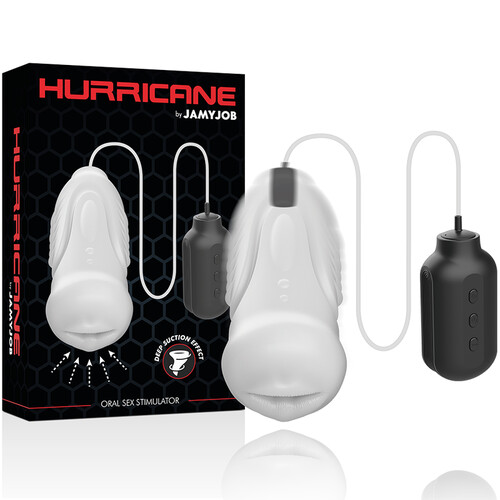 SSĄCY MASTURBATOR Z WIBRACJAMI HURRICANE 931155