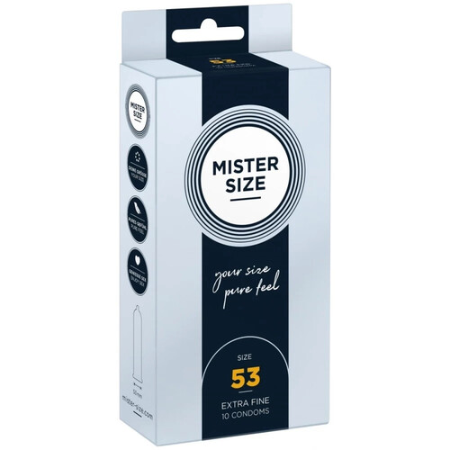 PREZERWATYWY NA WYMIAR MISTER SIZE 53 MM 10 SZTUK 480089