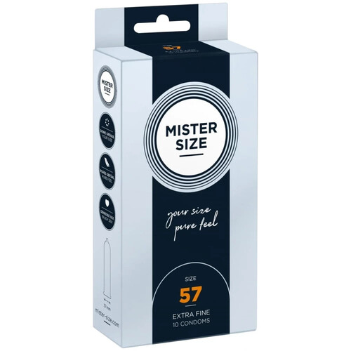 PREZERWATYWY NA WYMIAR MISTER SIZE 57 MM 10 SZTUK 480119