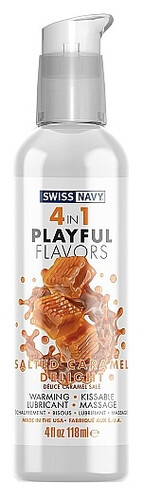 SMAKOWY ROZGRZEWAJĄCY ŻEL NAWILŻAJĄCY + DO MASAŻU 4W1 Salted Caramel 118 ml 006259