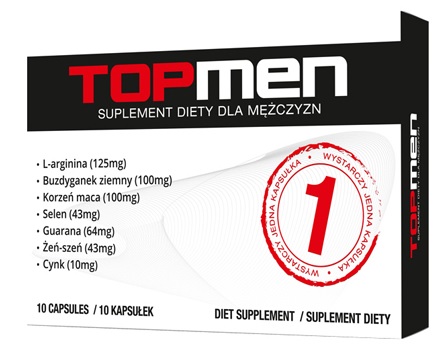 TOPMEN na erekcję 10 kaps. 021025