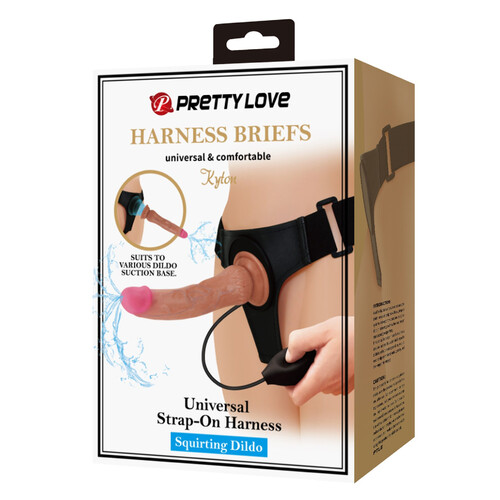 PROTEZA PENISA Z WYTRYSKIEM STRAP-ON KYTON 337716