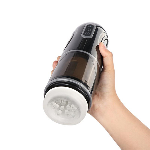 Męski masturbator posuwisty z pchaniem i obrotem GIA CUP 673417