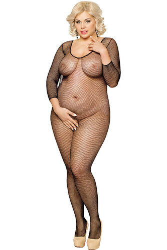 Duży kostium Kabaretka Netty Bielizna Plus Size Bodystocking XL-XXXL 6221-11