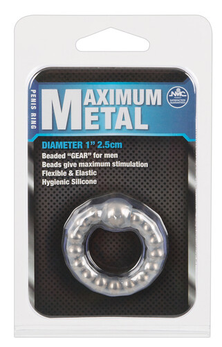 Mocny Pierścień Erekcji na Penisa Maximum Metal 74505