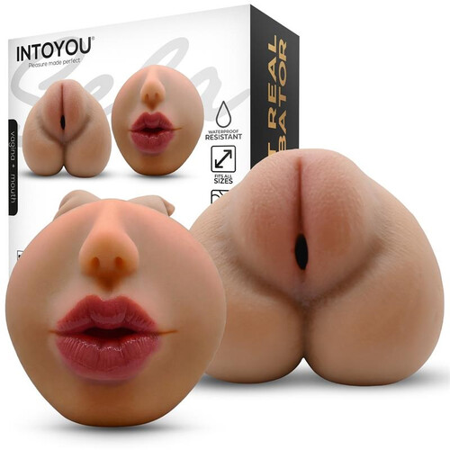 MASTURBATOR MĘSKI SZTUCZNA POCHWA Z USTAMI 2W1 SELA 635 g 093355