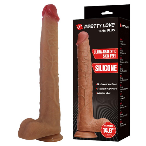DŁUGI PENIS ANALNY-WAGINALNY REPLIKA TORIN-PLUS 30 CM 364705