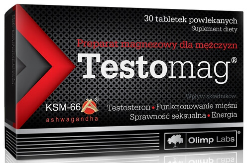 Olimp TestoMag 30 tabl. Więcej niż magnez Cynk Selen 049934