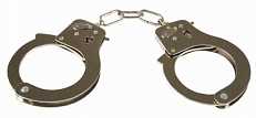 Metalowe kajdanki do krępowania rąk Handcuffs 096143